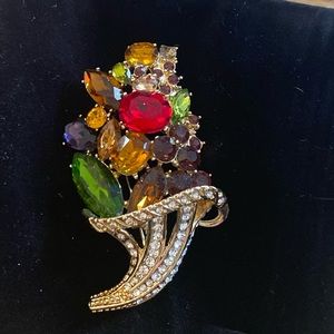 Cornucopia Pin/Brooch